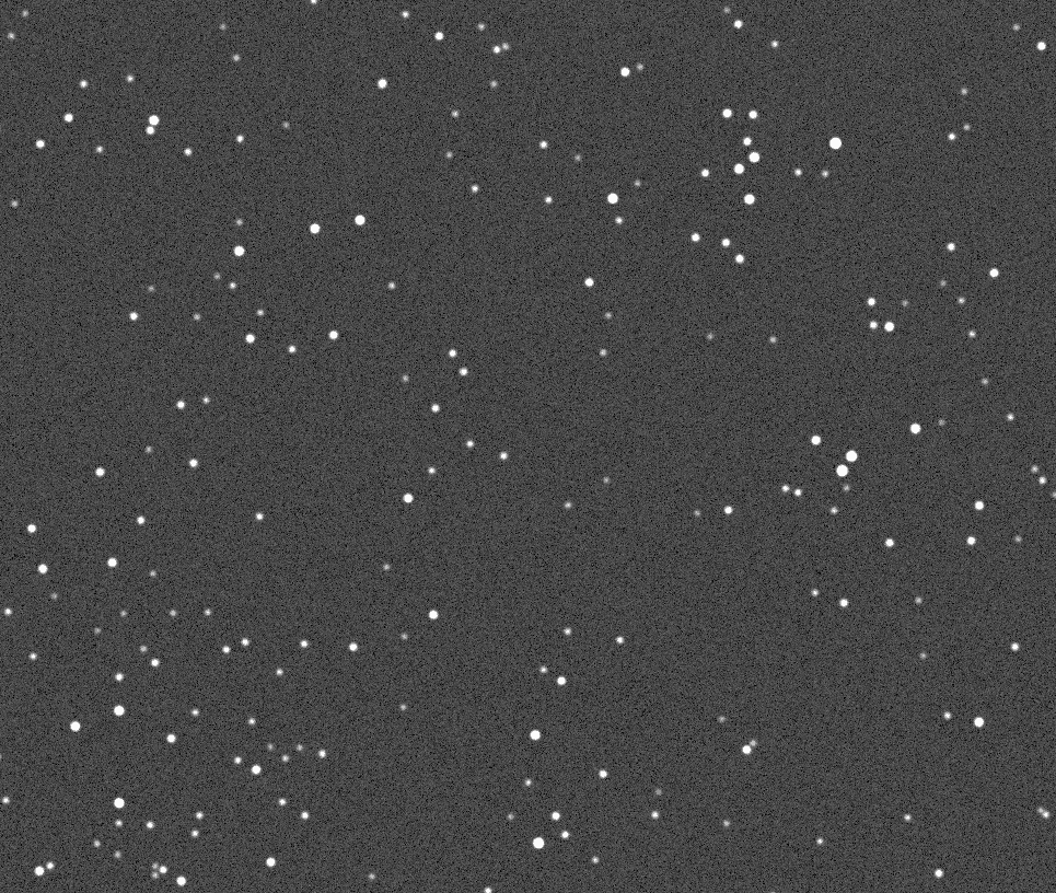 A synthetic star field generated by Claude Fable 5.1.